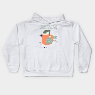 Leaves are falling Kids Hoodie